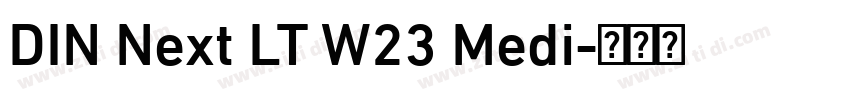 DIN Next LT W23 Medi字体转换
